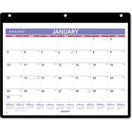 AT-A-GLANCE AT-A-GLANCE Monthly Desk/Wall Calendar, 11 x 8, White, 2022 SK800